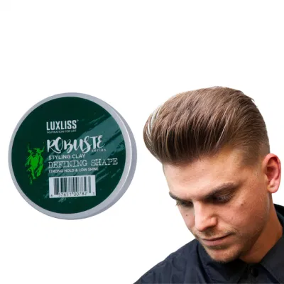 Arcilla para peinar el cabello para hombres de larga duración y fijación fuerte